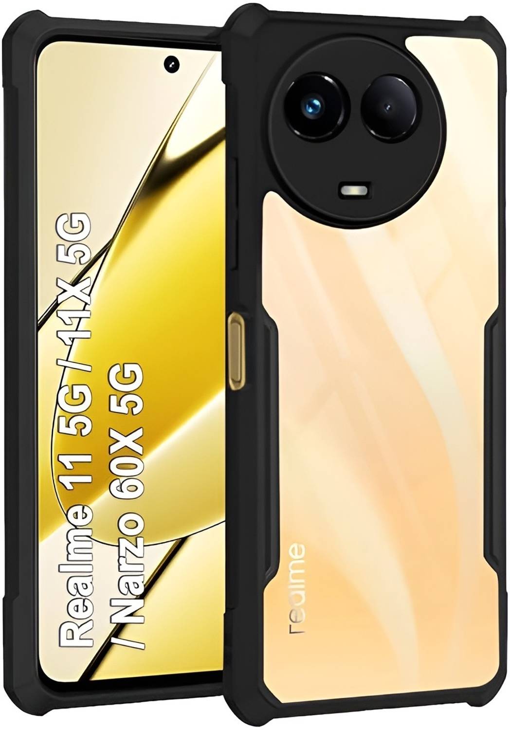 ALONZO Pouch for Realme 11 5G, Realme 11x 5G, Realme Narzo 60X 5G, Realme C67 5G