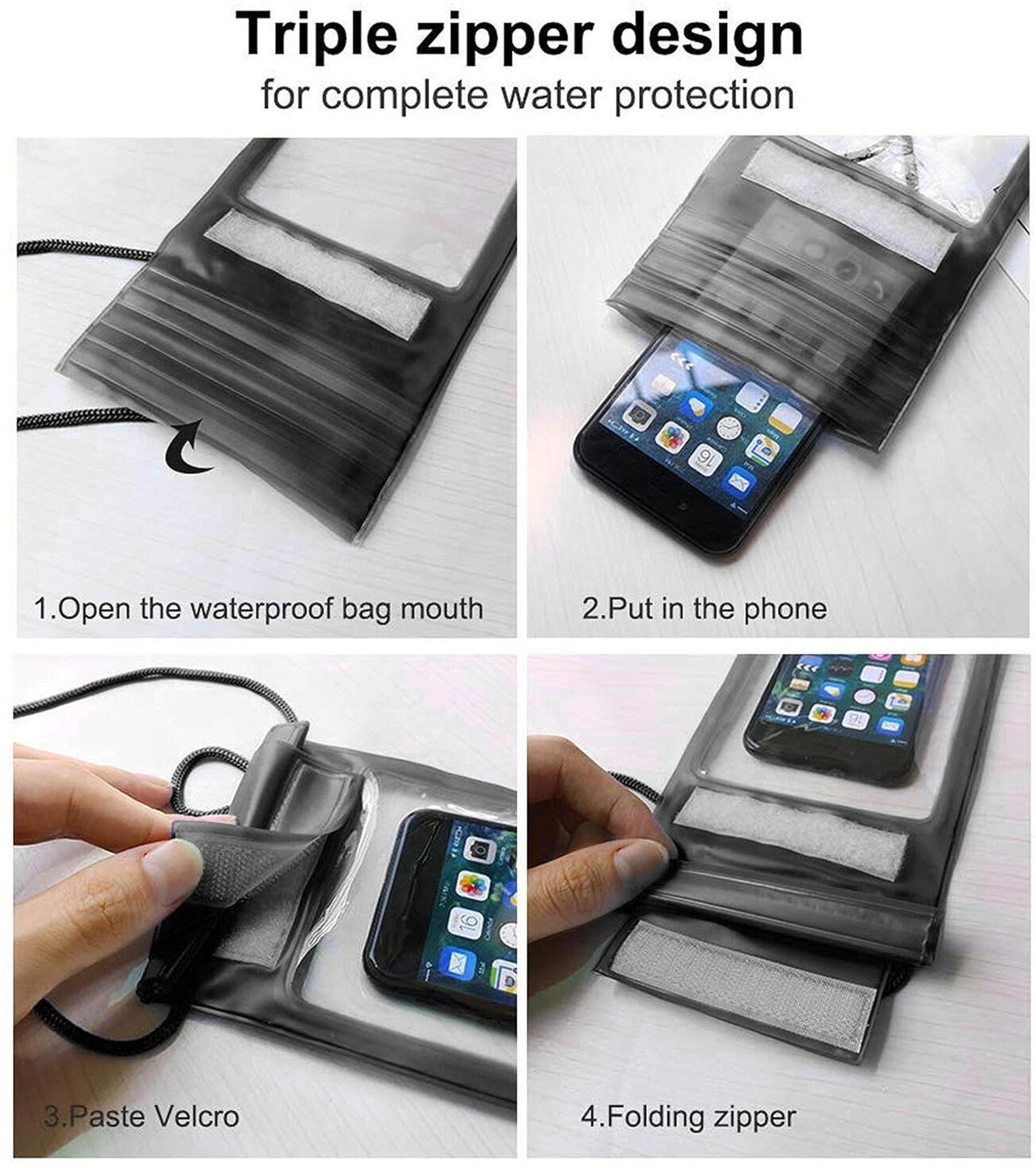 Image of Bodoma Pouch for Mobiles,Passport Rain protector Waterproof and dustproof Pouch / Cover for All Mobiles