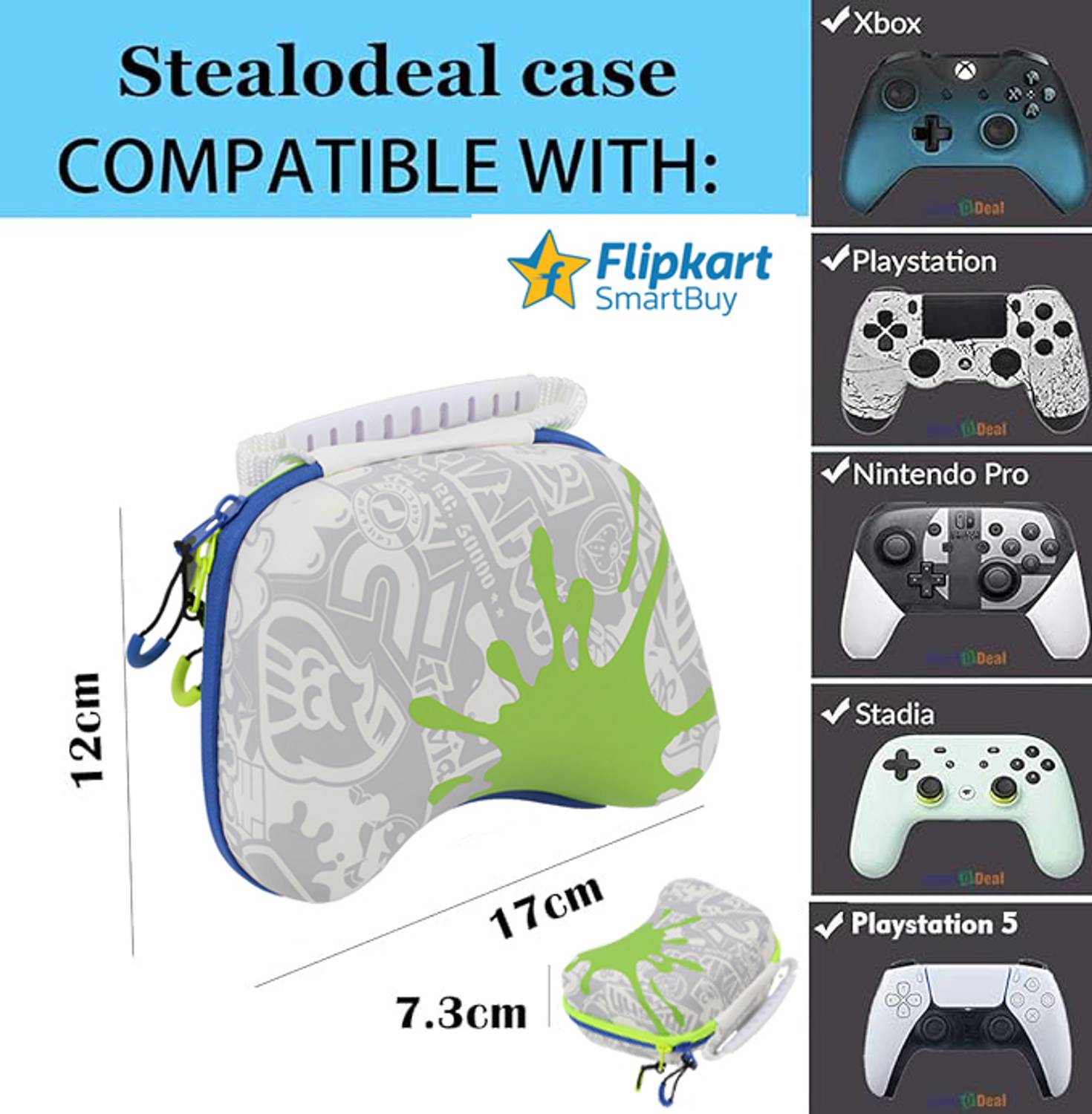 Flipkart SmartBuy Pouch for PS5, PS4, Xbox One, PS3, Xbox, Nintendo - Image 3