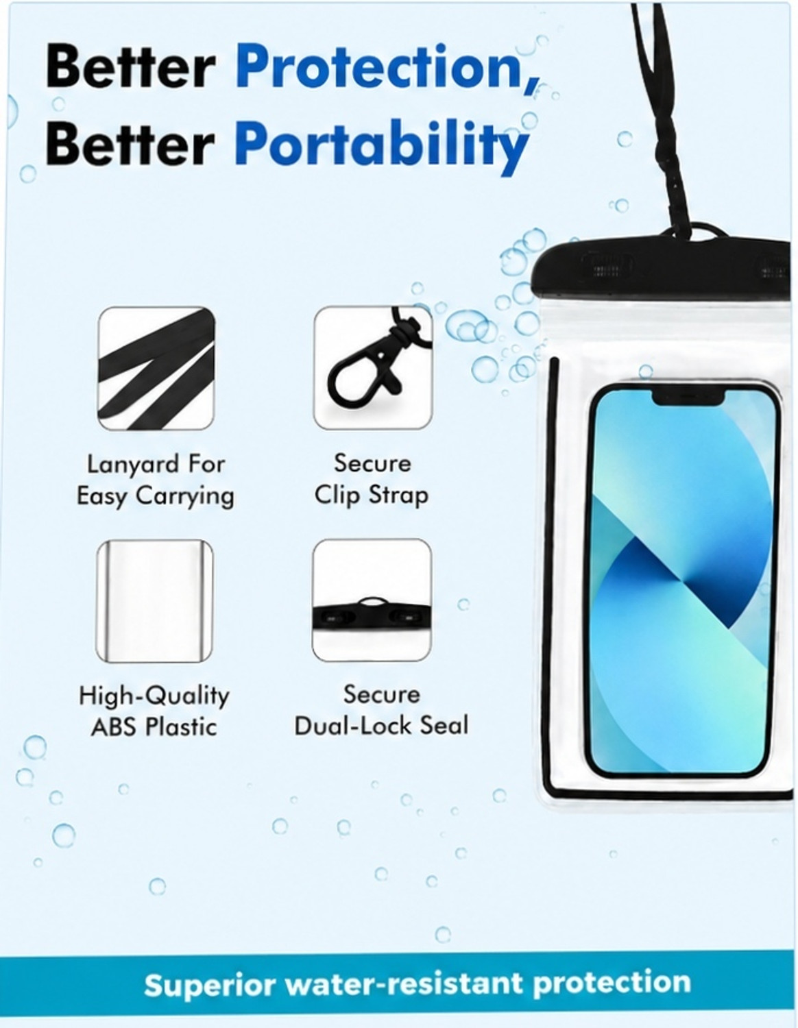 Image of LUZAX Pouch for MOBILE PHONE, CASH, PASSPORT, SMALL DOCUMENT