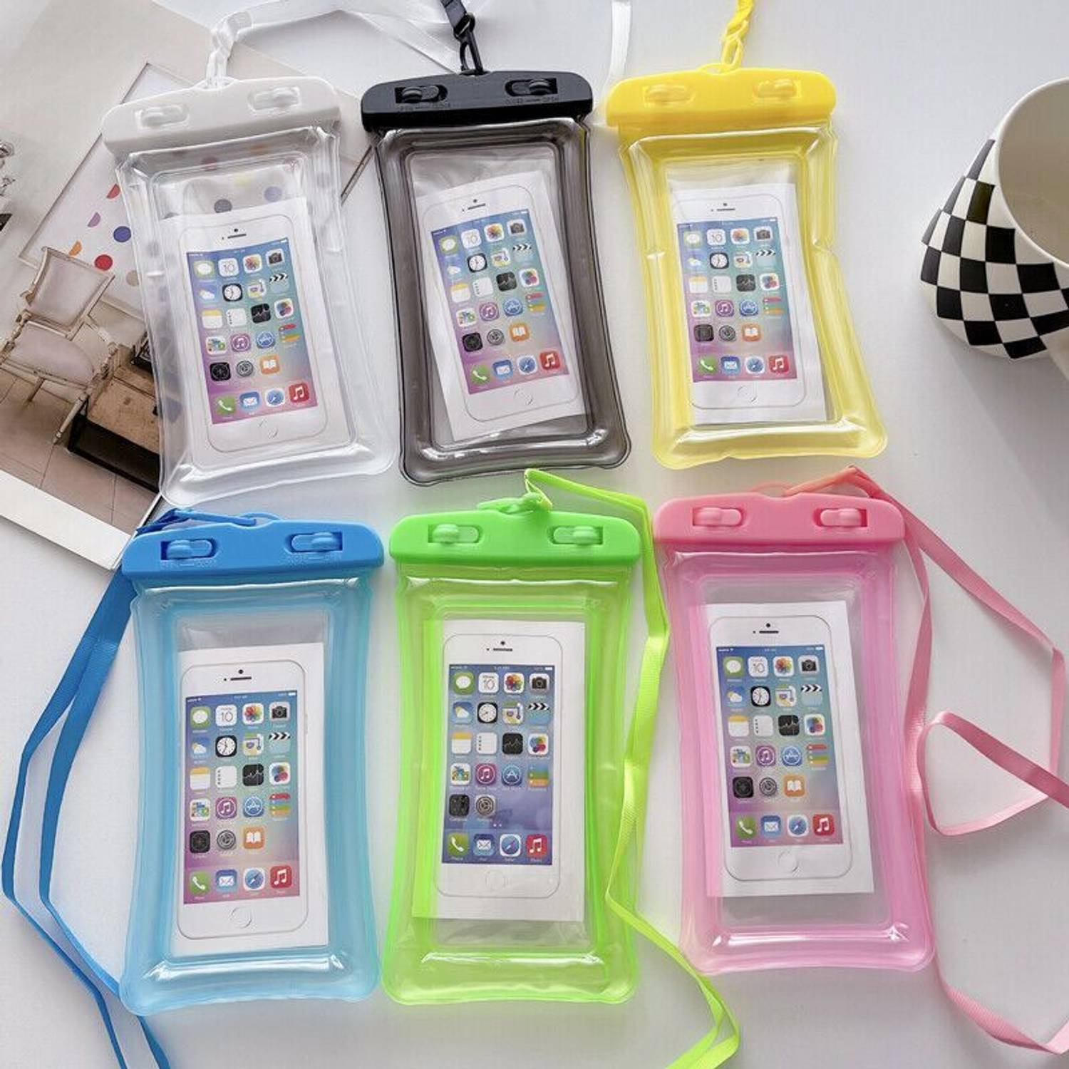 ArrowMax Pouch for Waterproof Pouch For Waterpark Rain Pool For All Mobile Phone