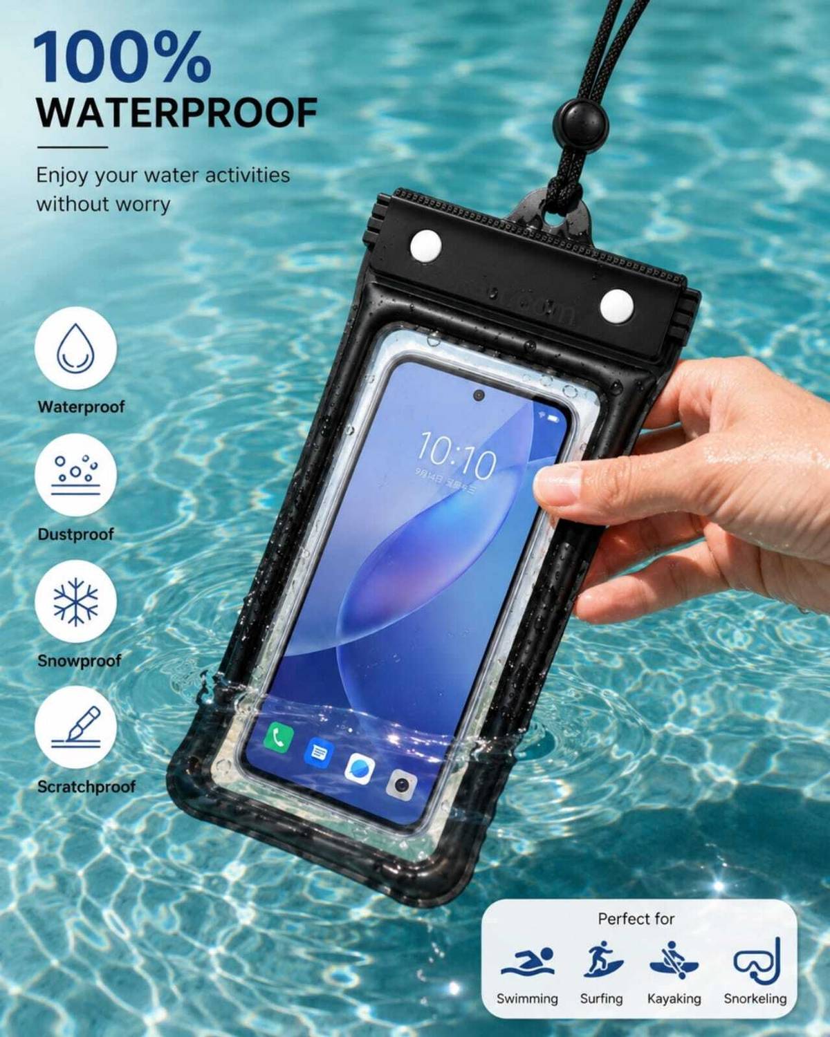 Mezokart.com Waterproof Mobile Pouch - Image 4
