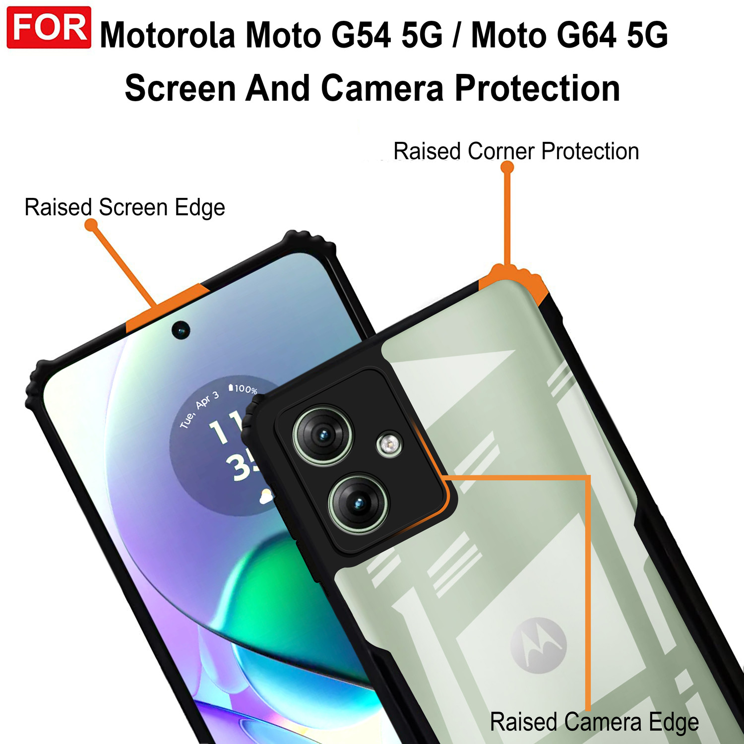 Image of GLOBAL NOMAD Back Cover for Motorola G54 5G