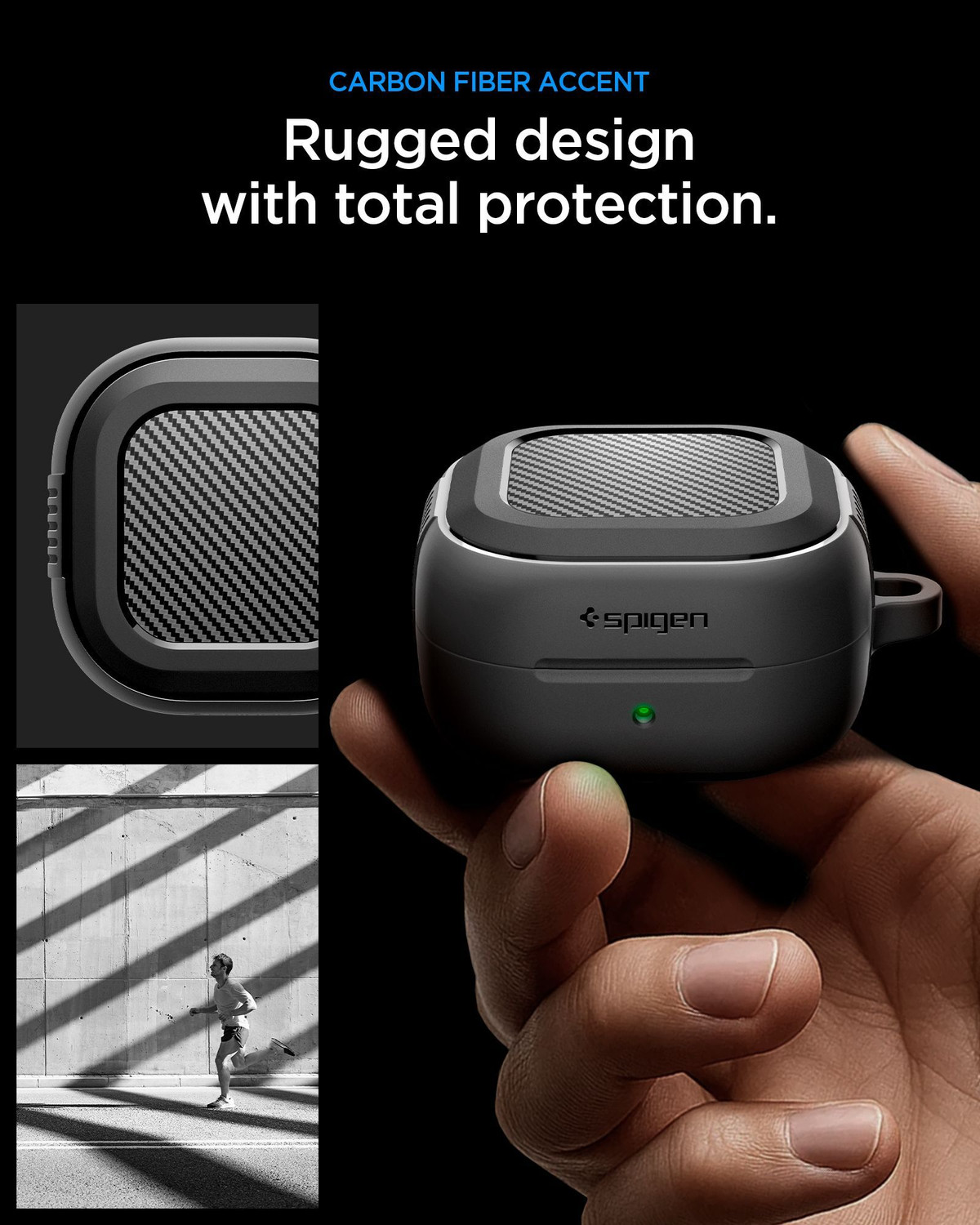 Image of Spigen Plastic Press and Release Earbuds Case For Galaxy Buds4 Pro /Buds4