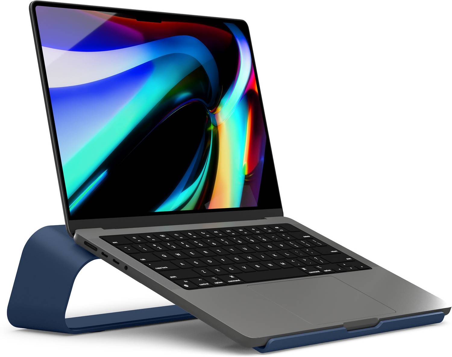 DailyObjects Arete Laptop Stand - (Black) Aluminium Laptop Stand Compatible with Universal Laptops