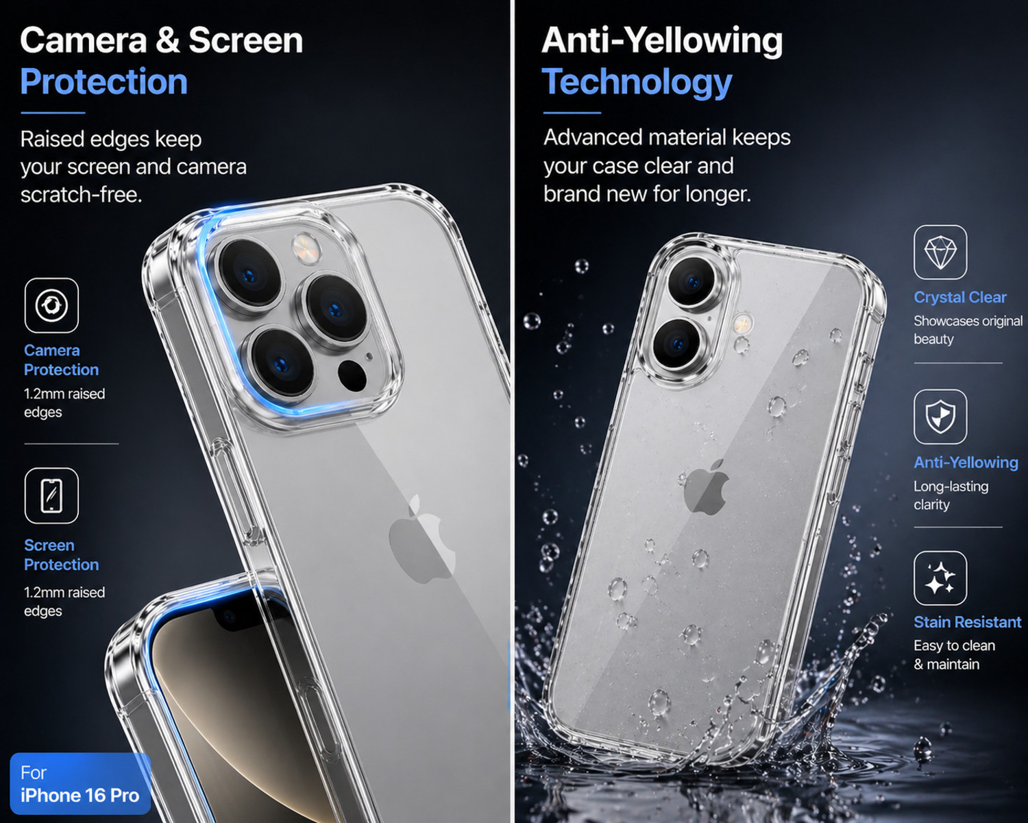 Image of CASEWIBES Protective Case for IPHONE16PRO, I phone 16 PRO, I PHONE16 PRO, I phone case