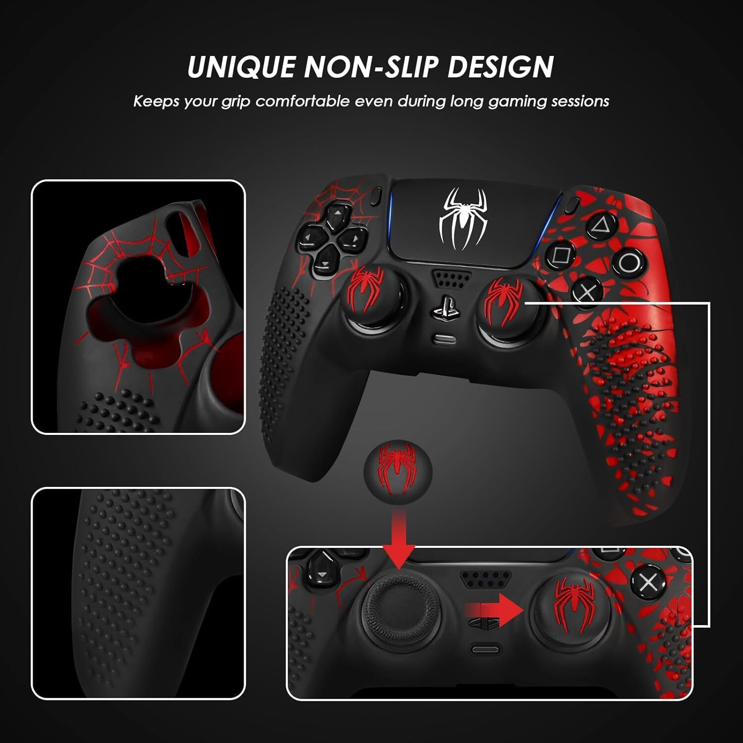 Image of Meyaar Protective Case for Sony PS5 DualSense Wireless Controller, Ps5 Controller
