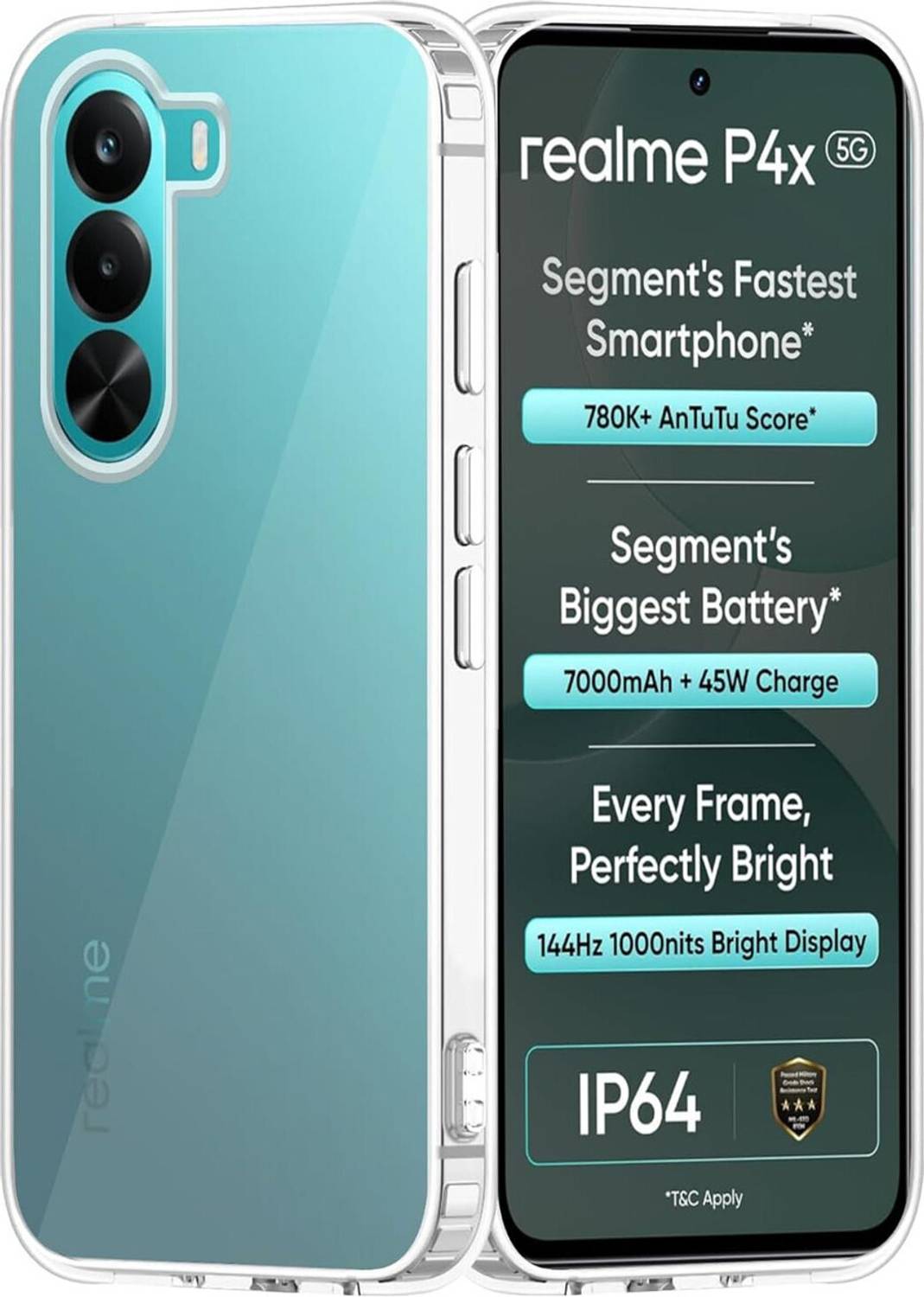EASYBIZZ Protective Case for Realme P4X 5g - Image 1