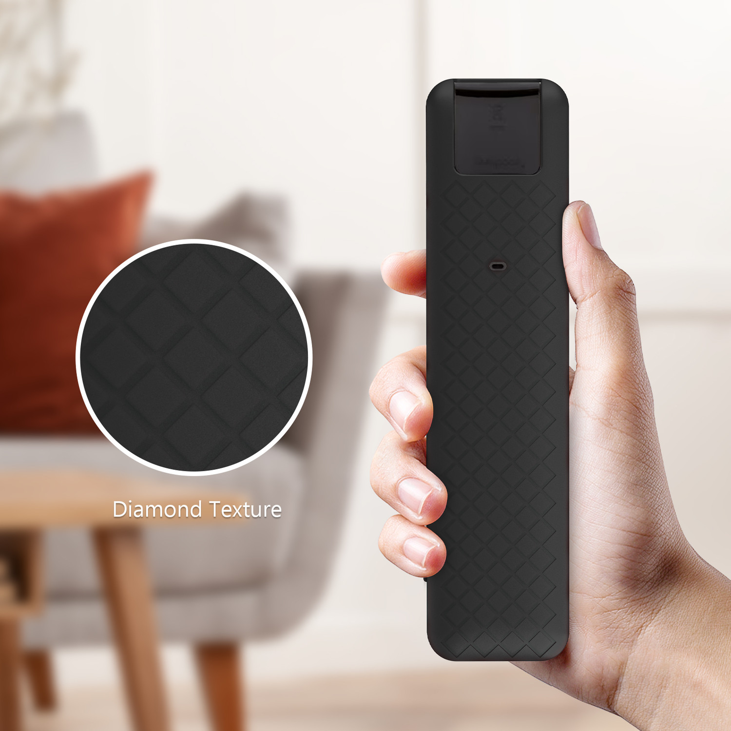 Image of RAYA Protective Case for 2025 LG AI TV QNED 8AA / 8CA Smart TV Remote Case with Lanyard