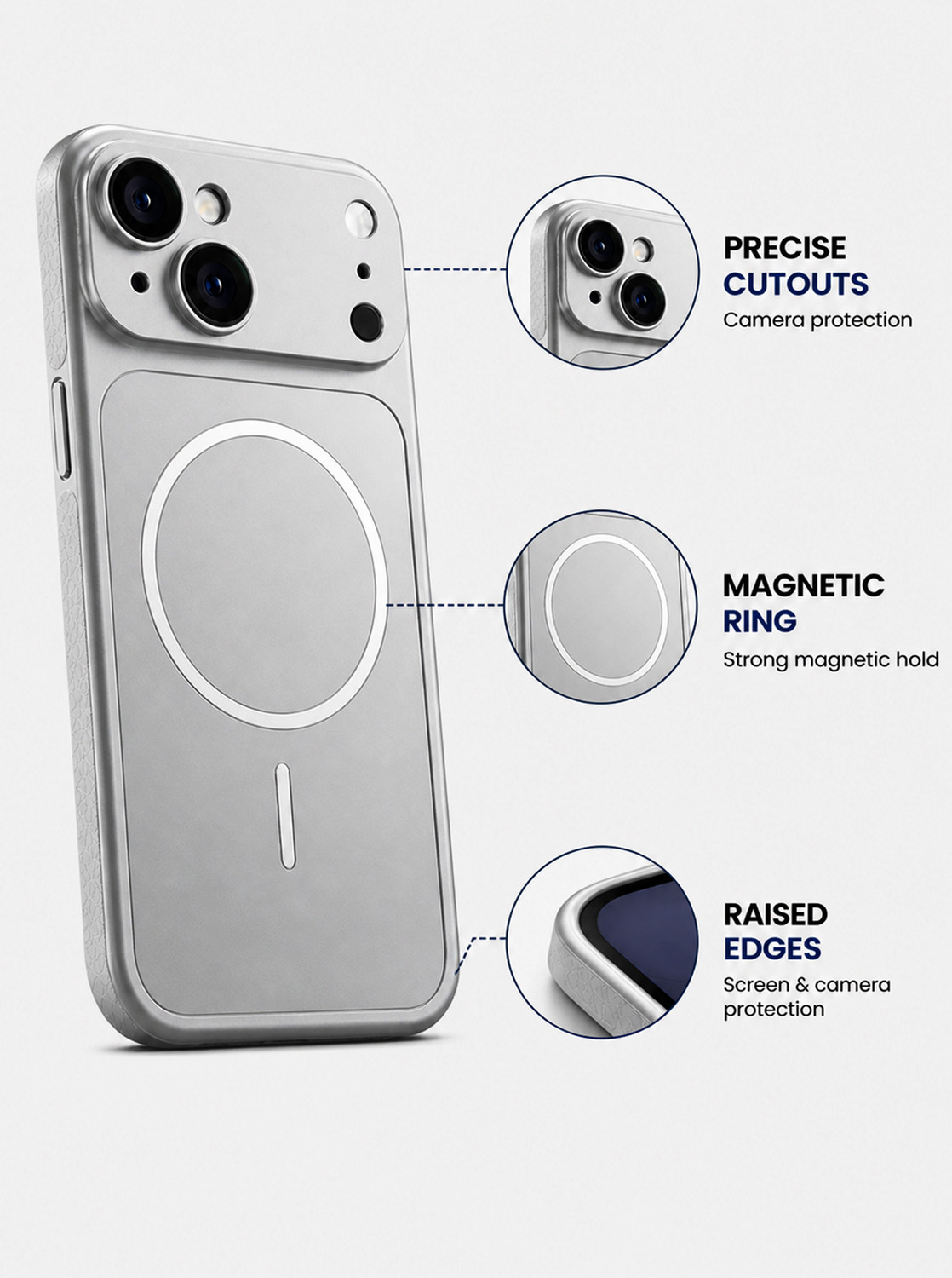 Image of HANIRY Back Cover for iPhone 15 Plus