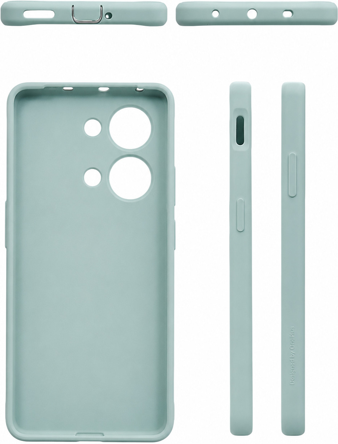 Image of SUPERFLASH Protective Case for OnePlus Nord 3 5G Sandstone Bumper Case Aqua Green (Green, Flexible, Polycarbonate, Thermoplastic Polyurethane, Pack of: 1)