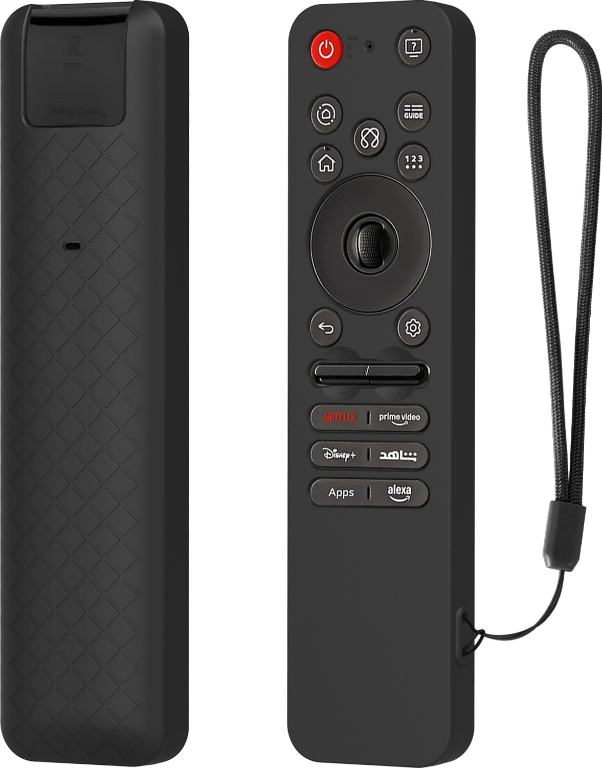 Image of RAYA Protective Case for 2025 LG AI TV QNED 8AA / 8CA Smart TV Remote Case with Lanyard