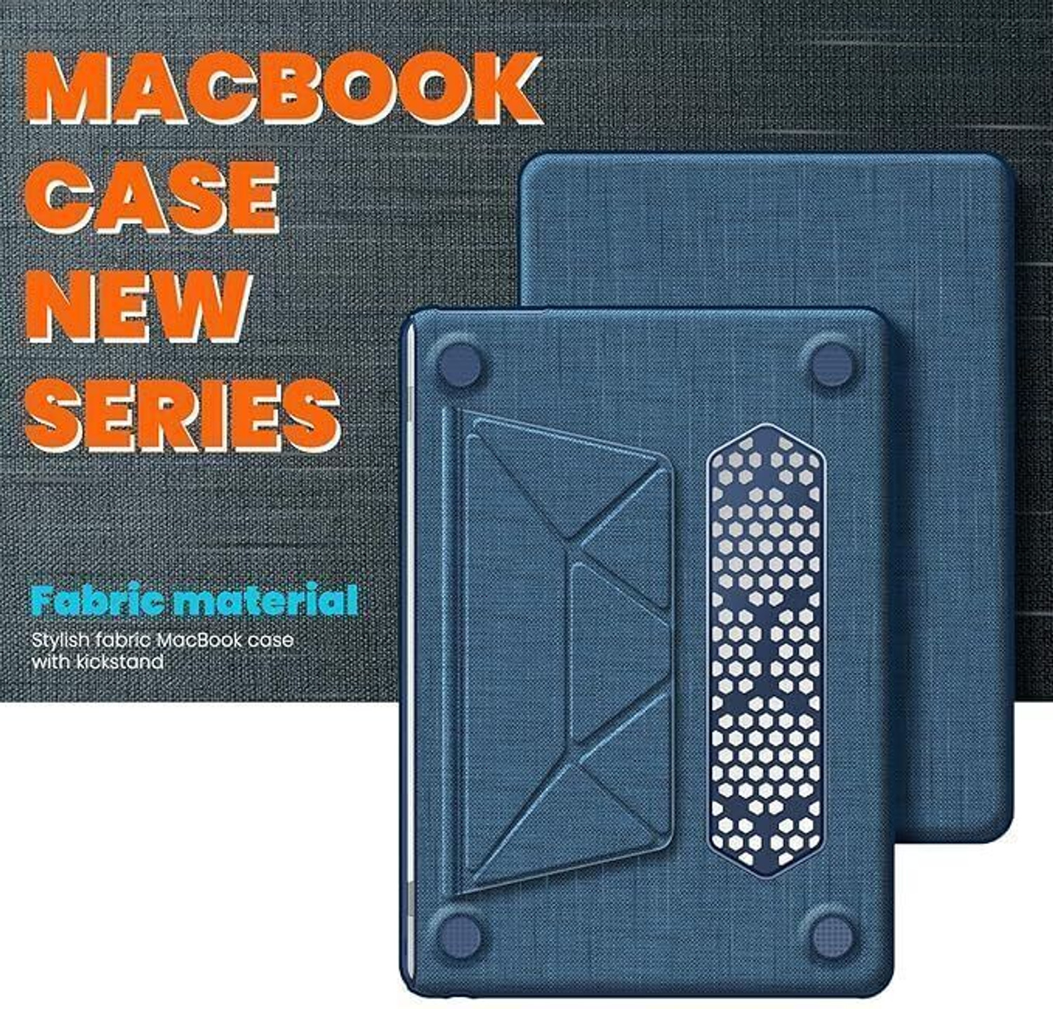Image of Proelite Protective Case for MacBook Air 13.6 inch 2022 2023 2024 2025 Release M5 /M4 /M3 A3113 M2 A2681 with Touch ID