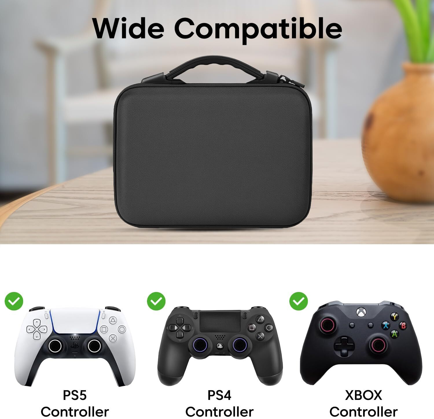 Image of OIVO INDIA Grey PS5 Travel Carrying Case Combo, Hard Shell Storage Bag for PS5 Console Gaming Accessory Kit