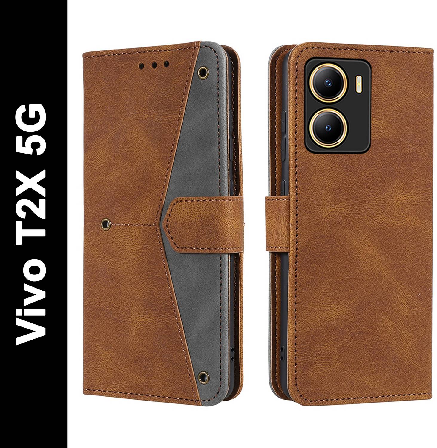 Autofocus Flip Cover for Vivo T2X 5G