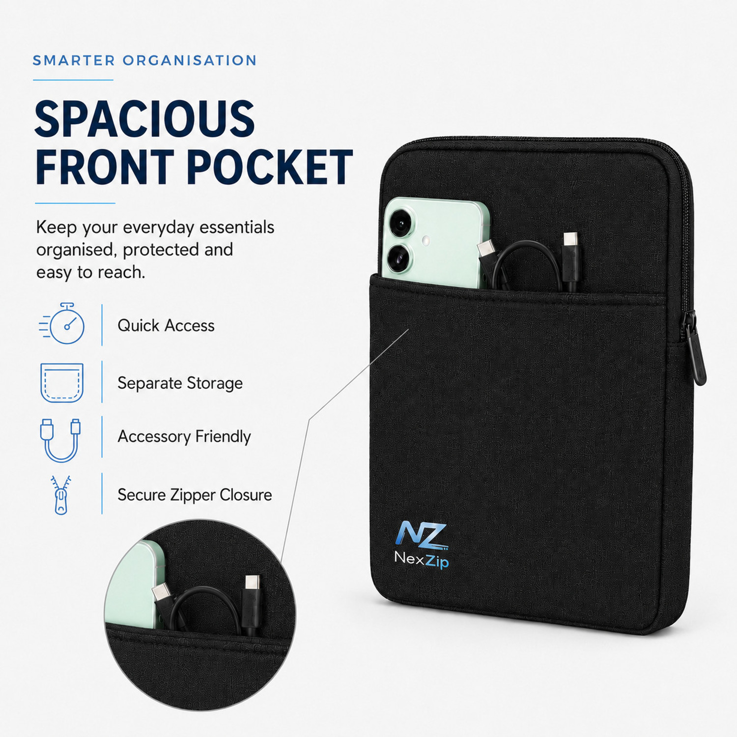 Image of NexZip Sleeve for Tablets up to 11.6 inches