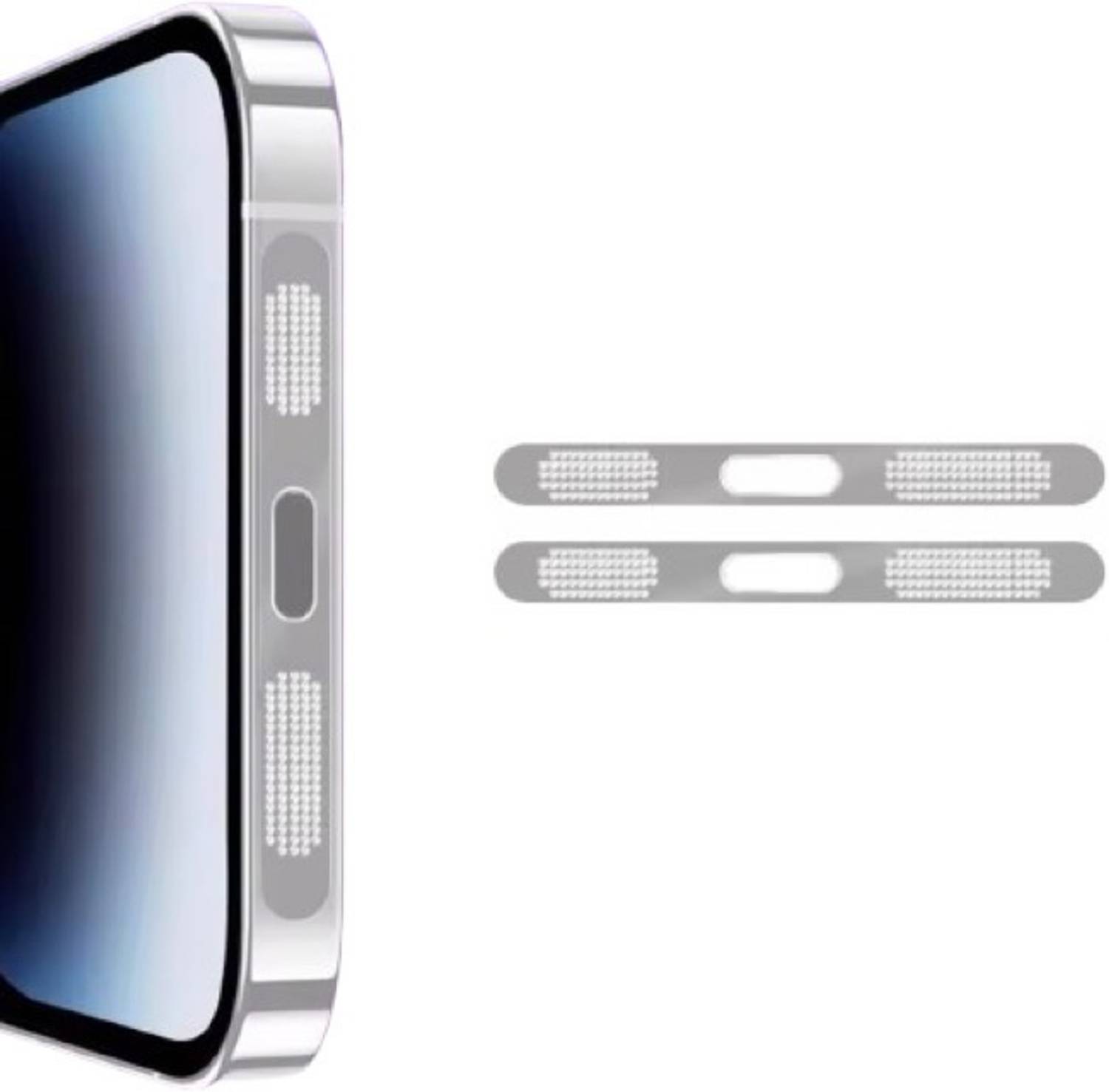 A3sprime Speaker Case Cover for Apple iPhone 16, |Anti Dustproof Scratch Resistant Speaker Guard Protector|