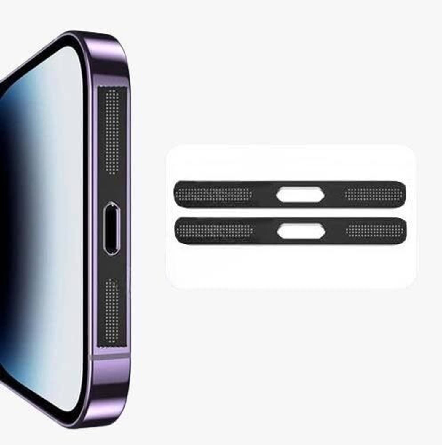 A3sprime Speaker Dust Guard Protector for iPhone 15, iPhone 15 Plus, (Pack of 2 Piece) Mobile Skin