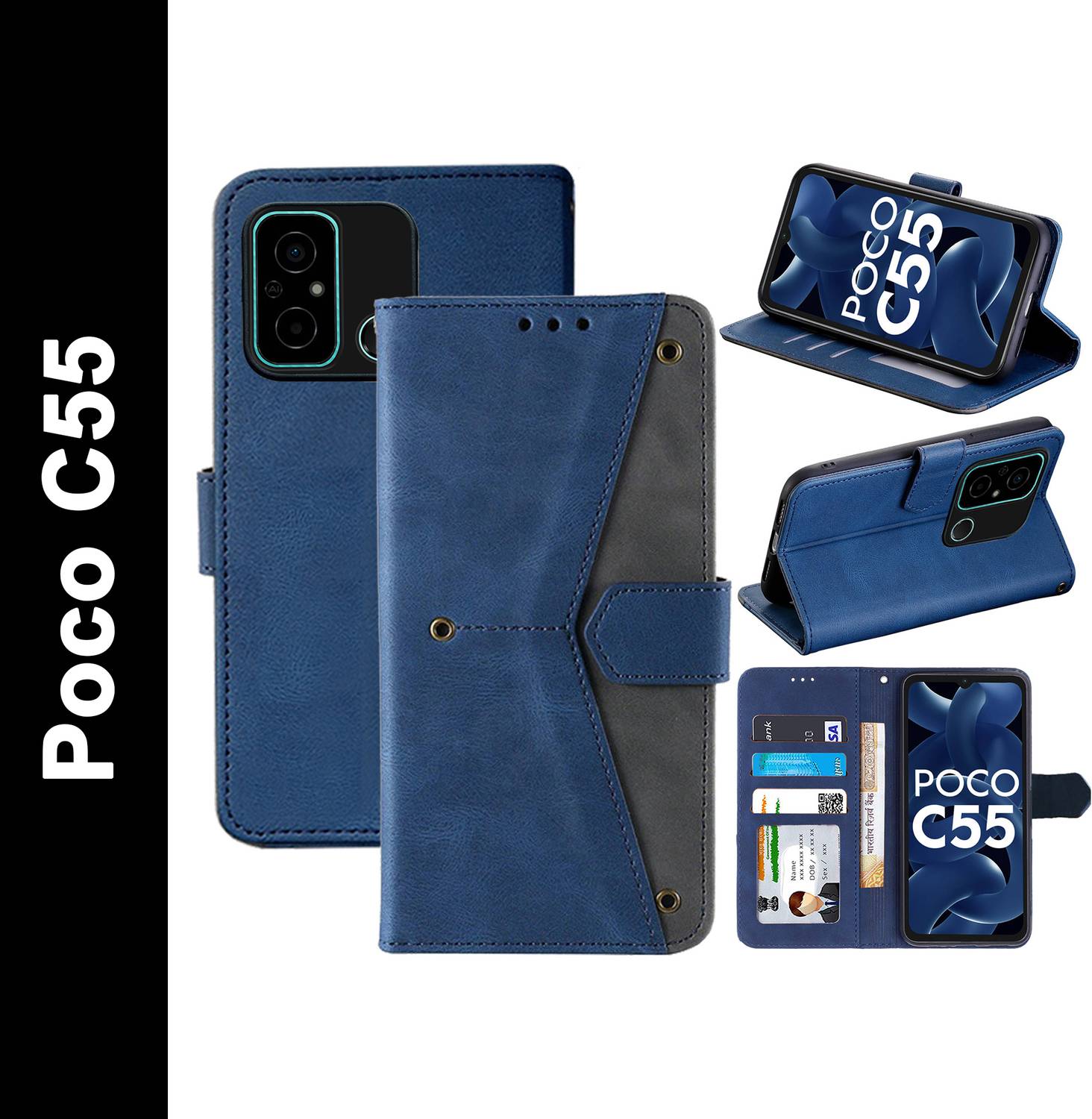 Autofocus Flip Cover for Poco C55