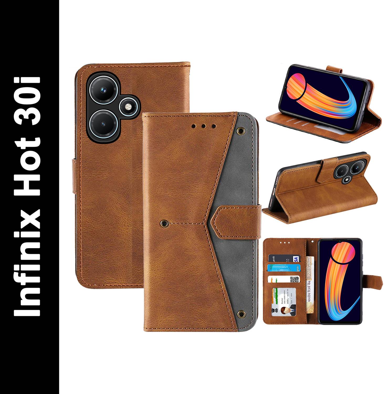 Autofocus Flip Cover for Infinix Hot 30i