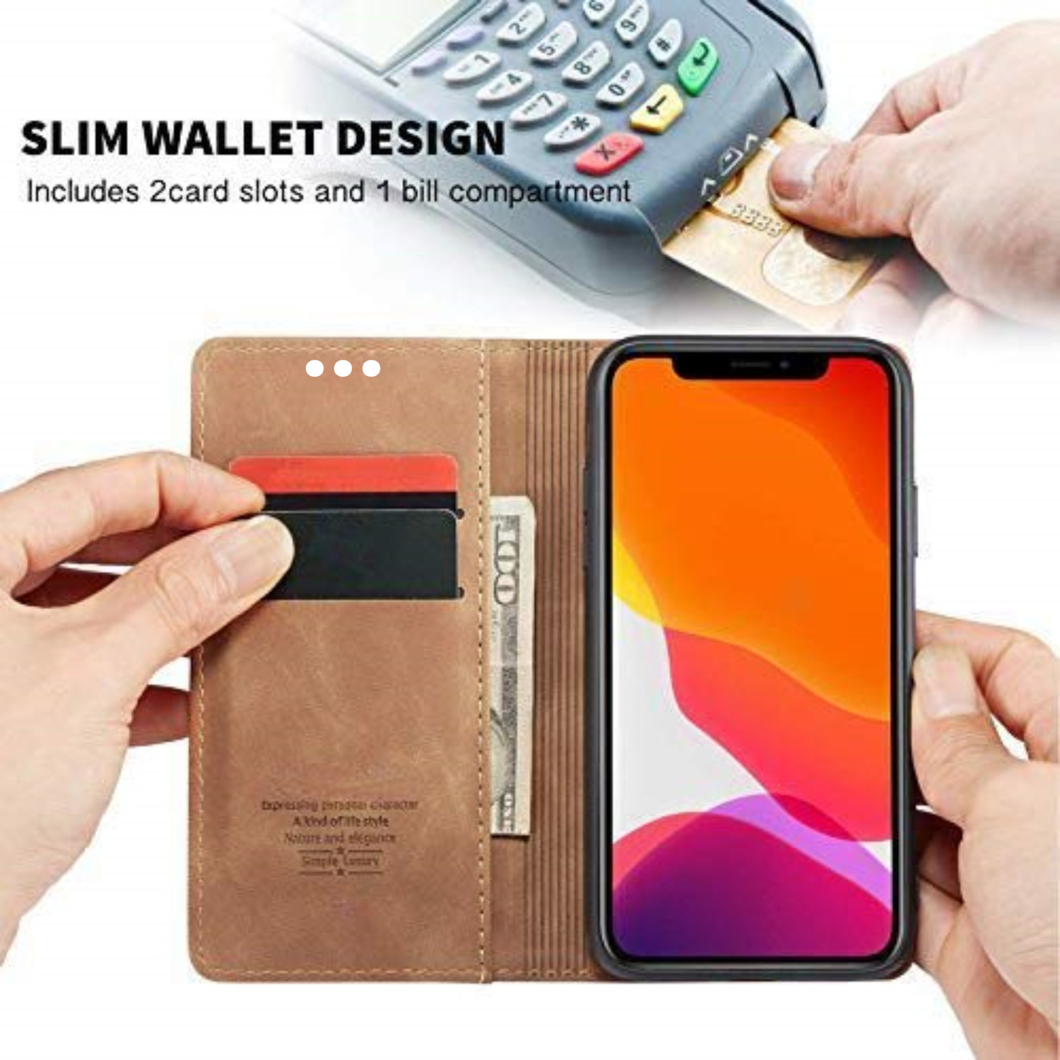 Image of XSHIELD Flip Cover for Vivo Y11 5G 2026 Model, Y21 5G 2026 Model