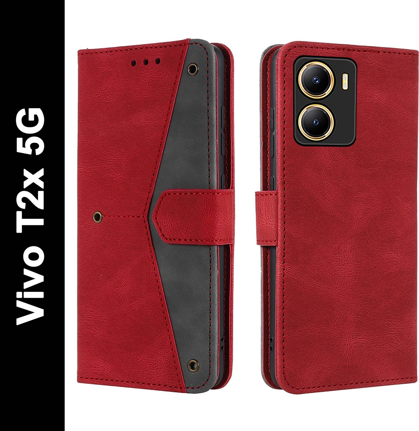Autofocus Flip Cover for Vivo T2X 5G