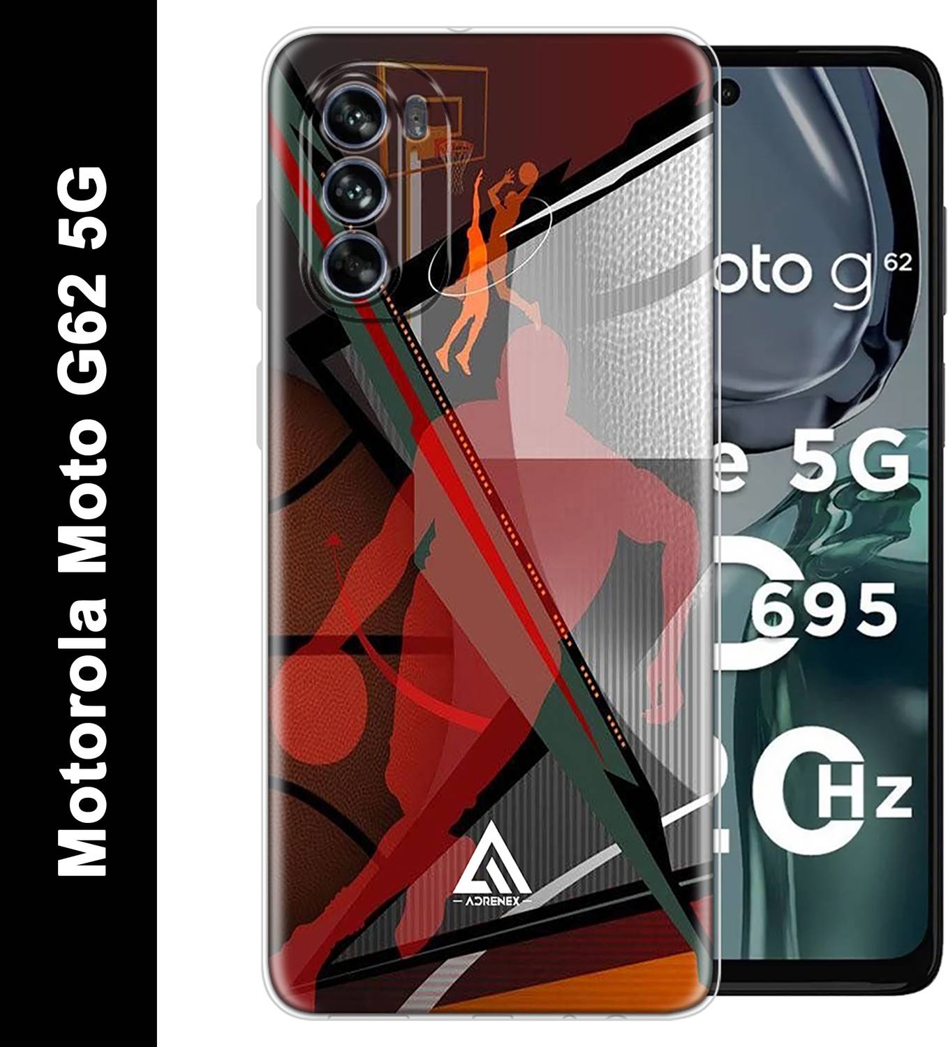 Adrenex Back Cover for MOTOROLA G62 5G, Moto G62 5G