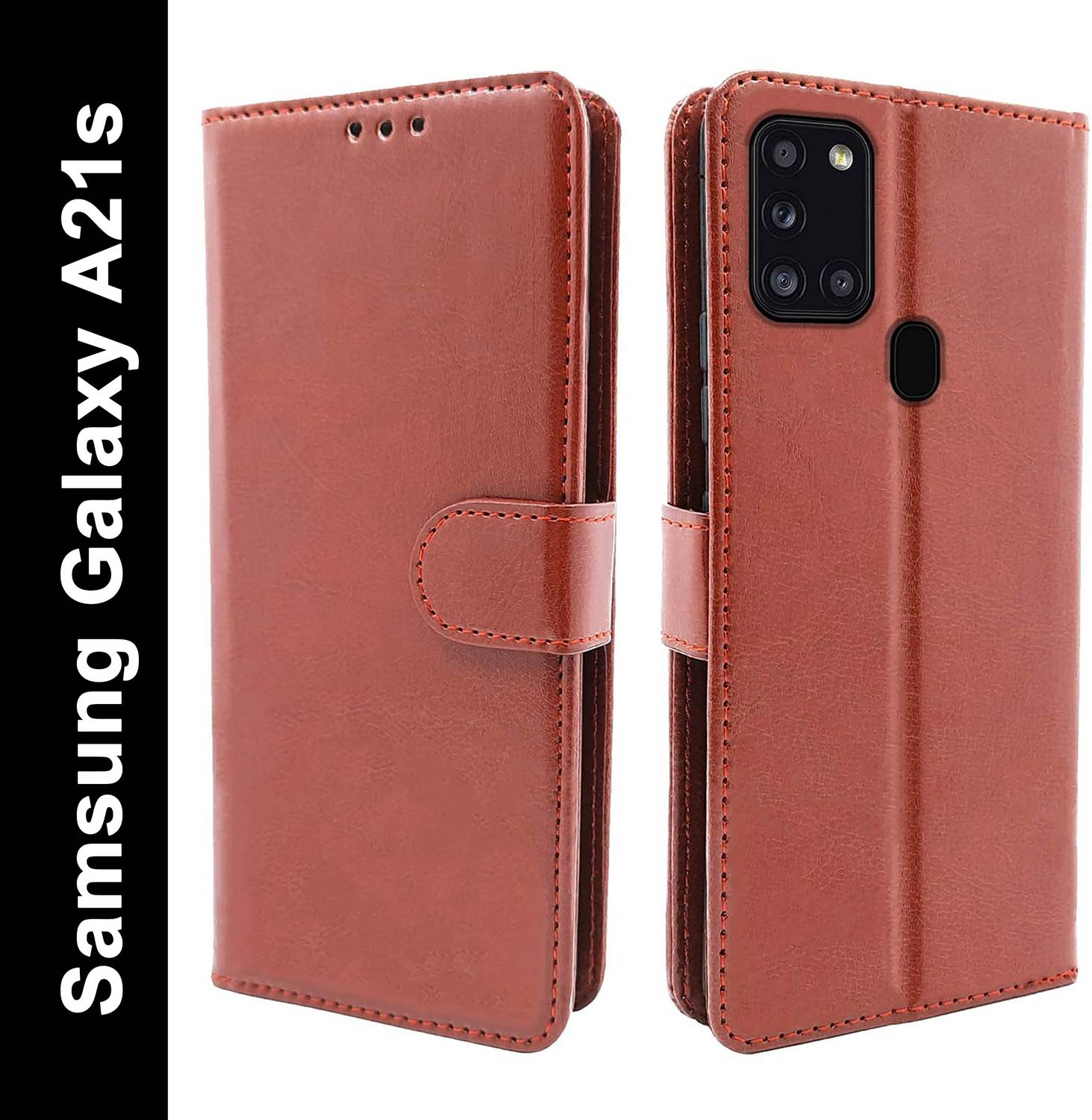 Juberous Flip Cover for Samsung Galaxy A21s