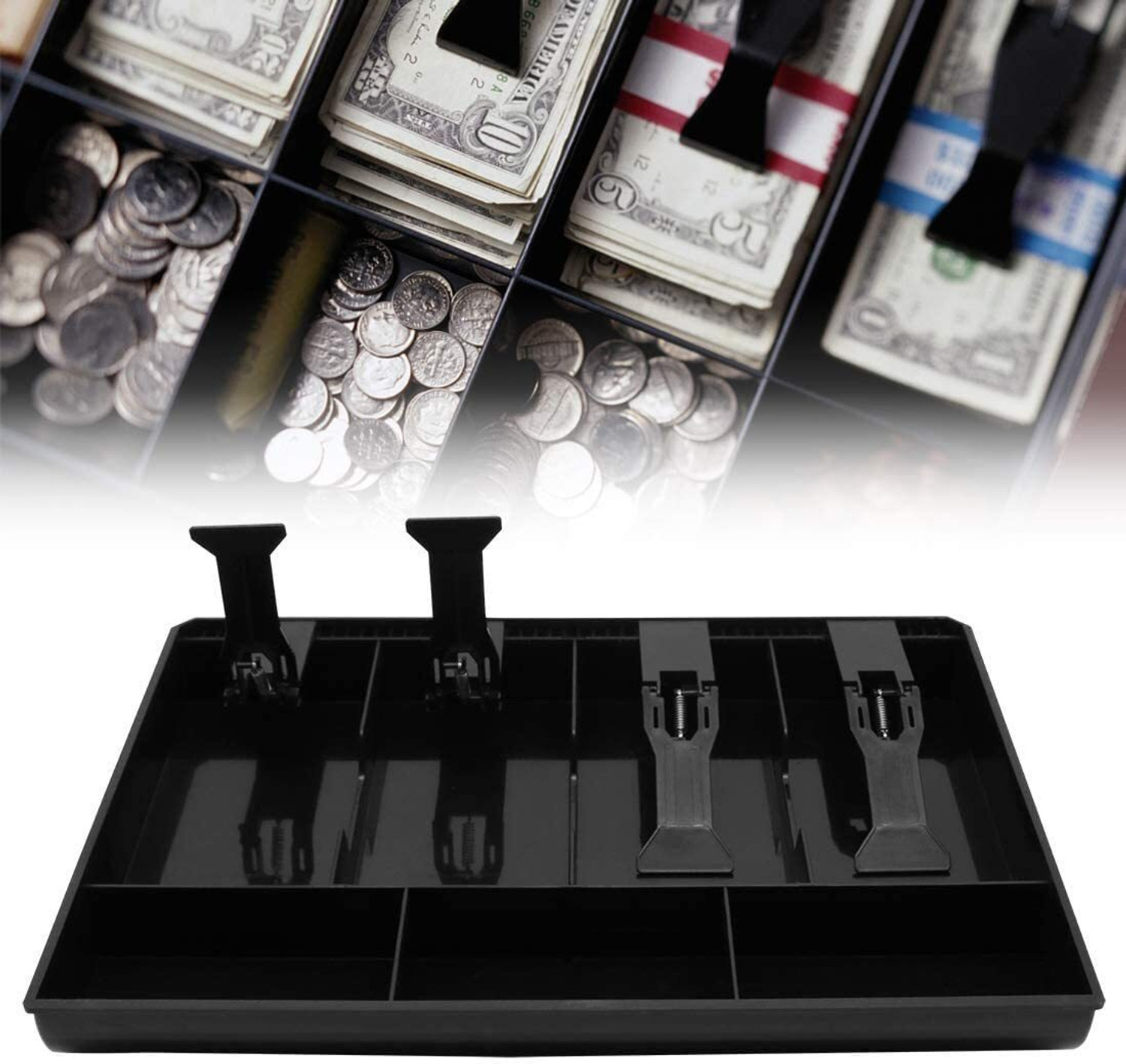 Image of heet Store Cashier Coin Drawer Box Cash Box