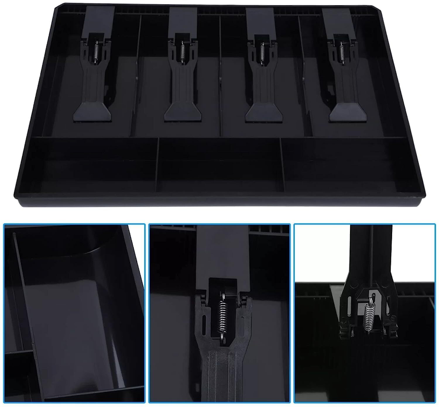 Image of heet Store Cashier Coin Drawer Box Cash Box