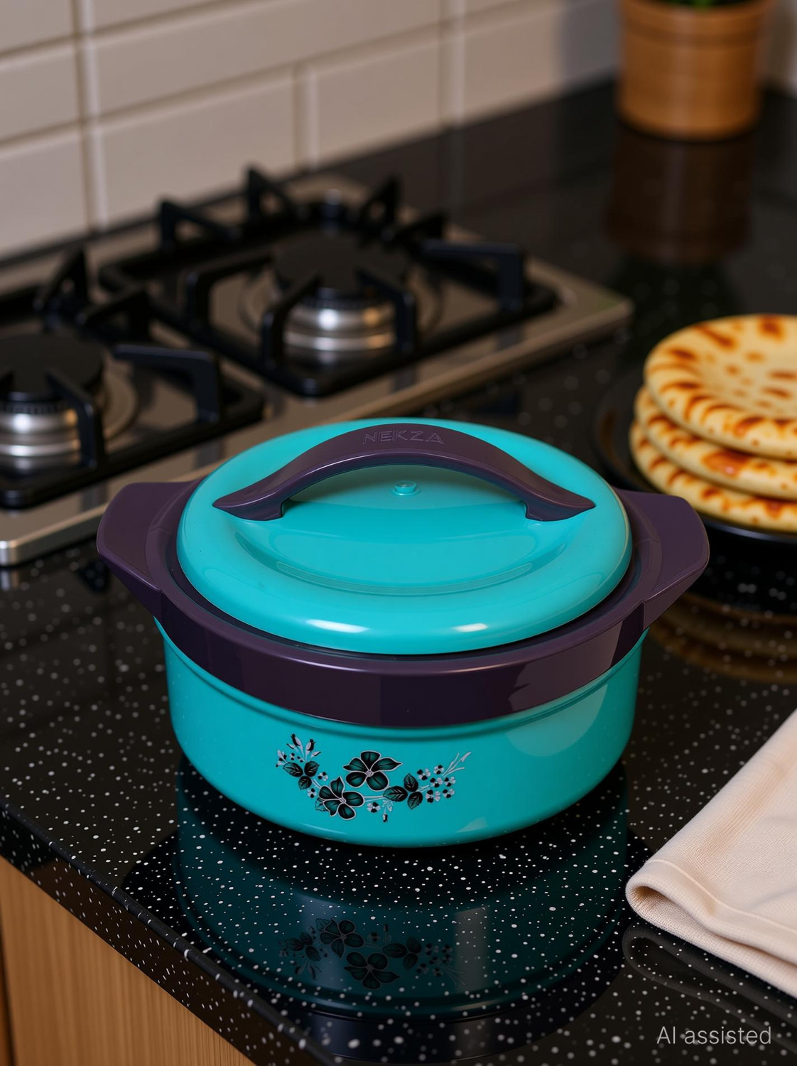 Image of Raghunandan Insulated Inner Steel Casserole | BPA Free | Food Grade | Hot Box For Roti Thermoware Casserole