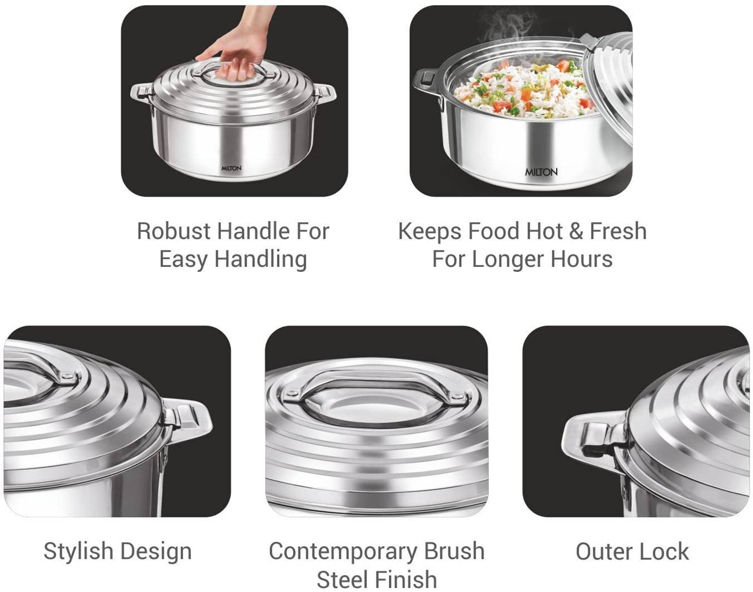 MILTON Galaxia 1500 Serve Casserole - Image 3