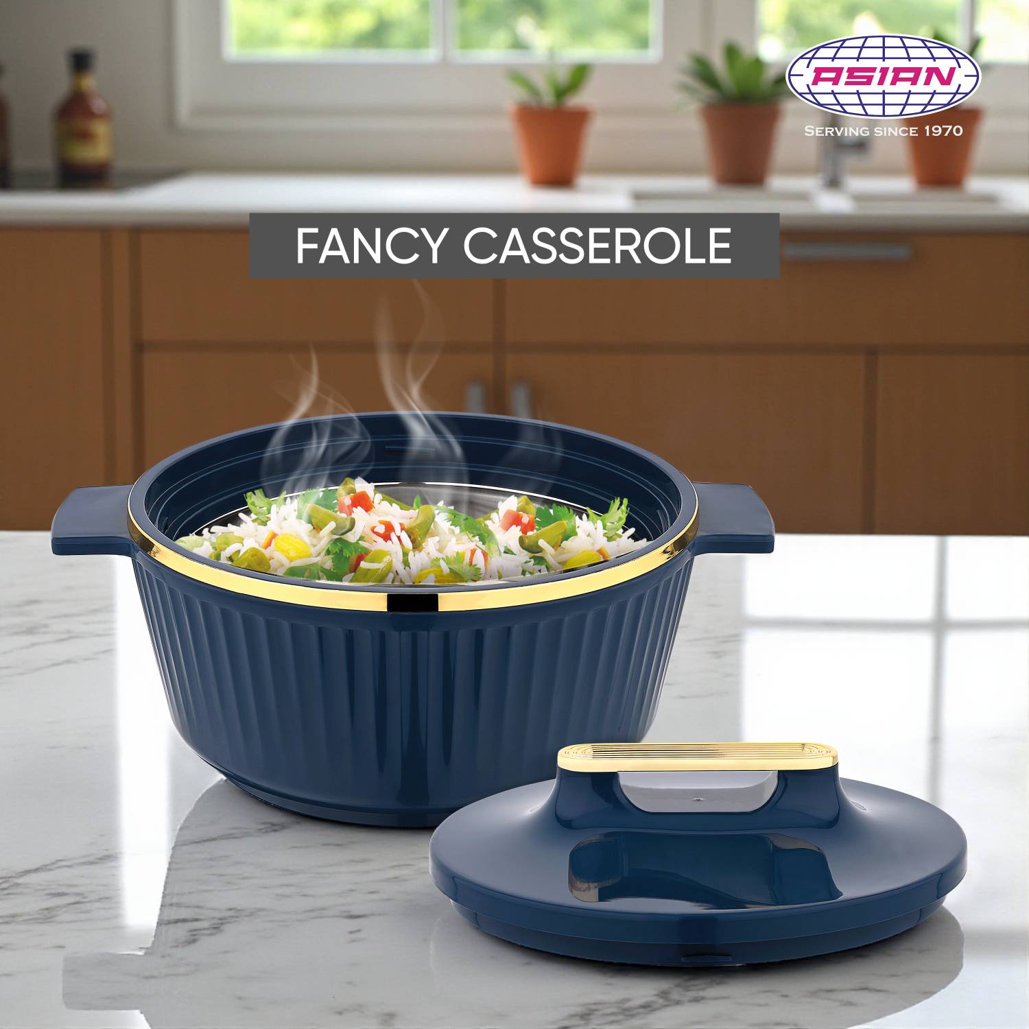 ASIAN PLASTOWARES 8902330066737 Thermoware Casserole
