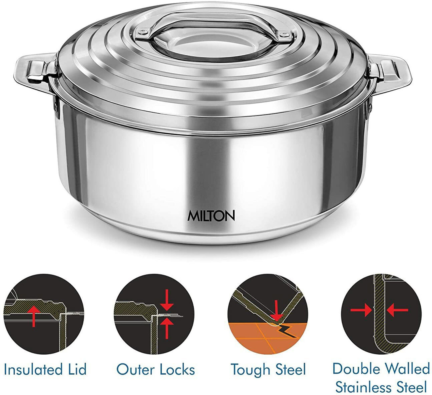 Image of MILTON Galaxia 1000 Thermoware Casserole