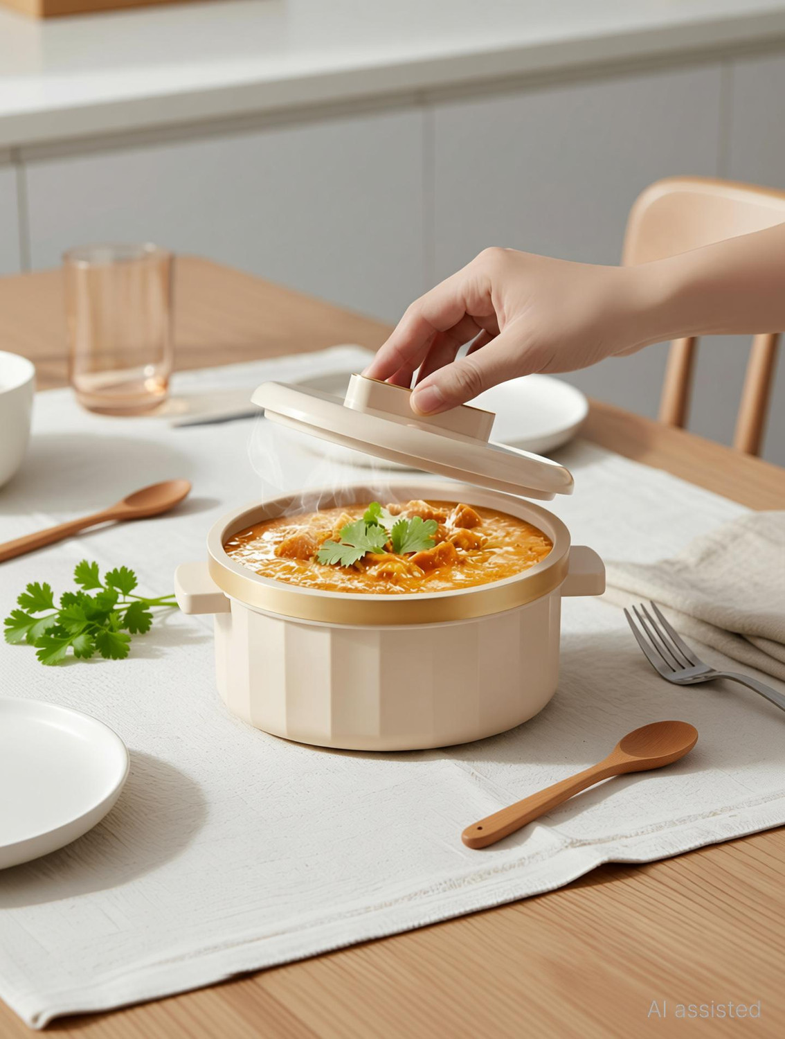 Image of MODWARE Mayora 1000ml Casserole, Hot Pot For Roti Thermoware Casserole
