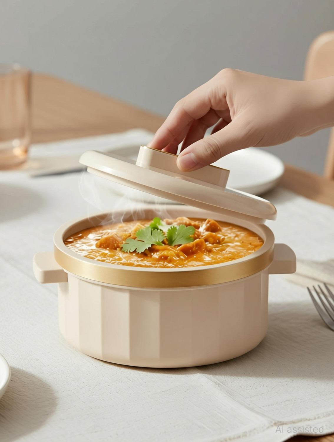 Image of MODWARE Mayora 1000ml Casserole, Hot Pot For Roti Thermoware Casserole