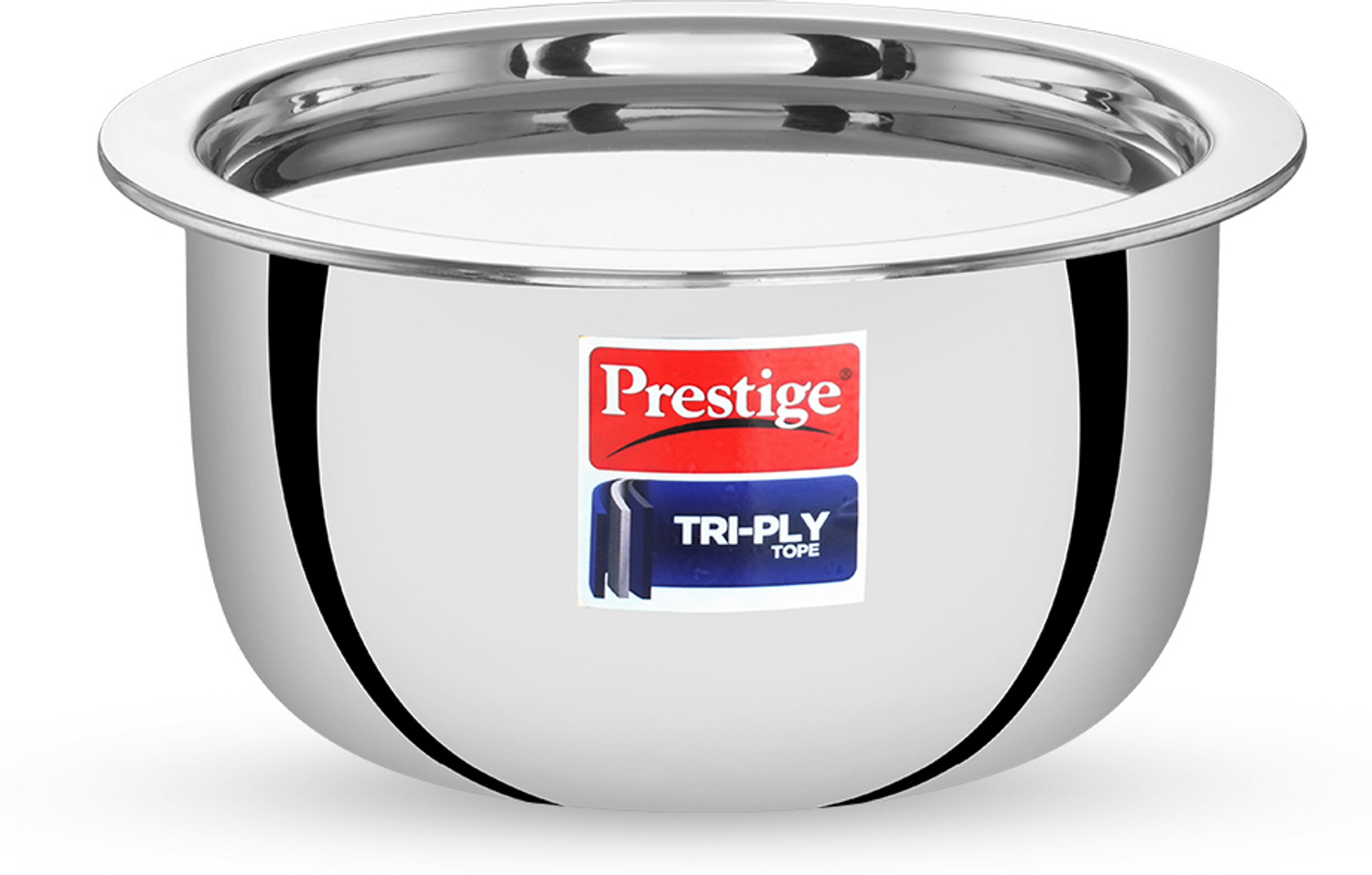 Image of Prestige Tri-ply Tope 24 cm, 5 L Cook and Serve Casserole