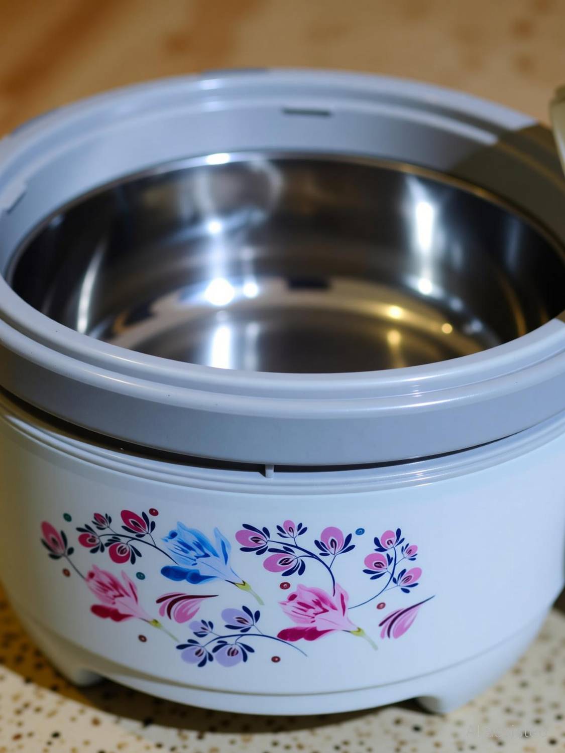BLAL Delta Big 3000 Plastic Inner Stainless Steel Casserole, 2 Litres,Grey Thermoware Casserole