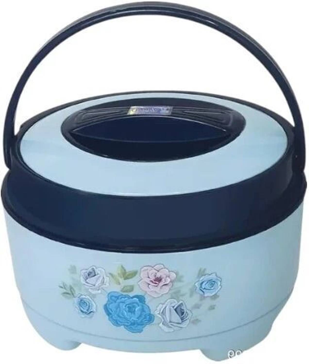 BLAL Delta Plastic Inner Stainless Steel Casserole, 1.5 Litres,Green Thermoware Casserole