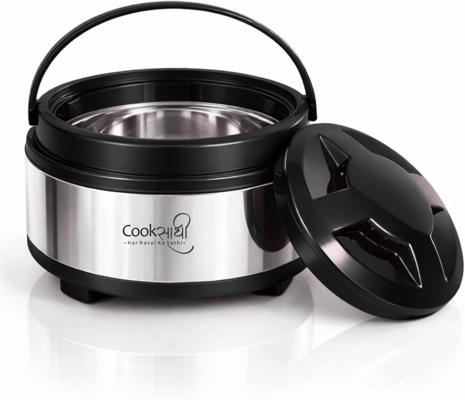 CookSathi Stainless Steel Insulated Chapati Box - Image 1