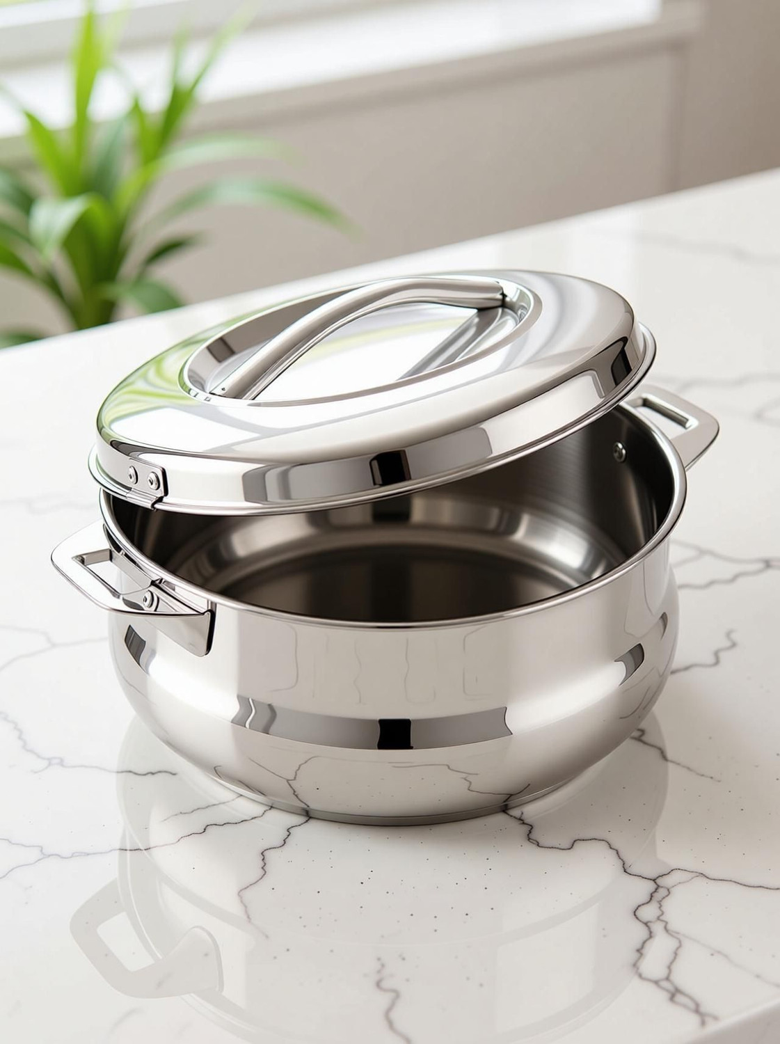 Image of Good Day Avanta-35 Insulated Stainless Steel Serving Casserole with Lid Thermoware Casserole