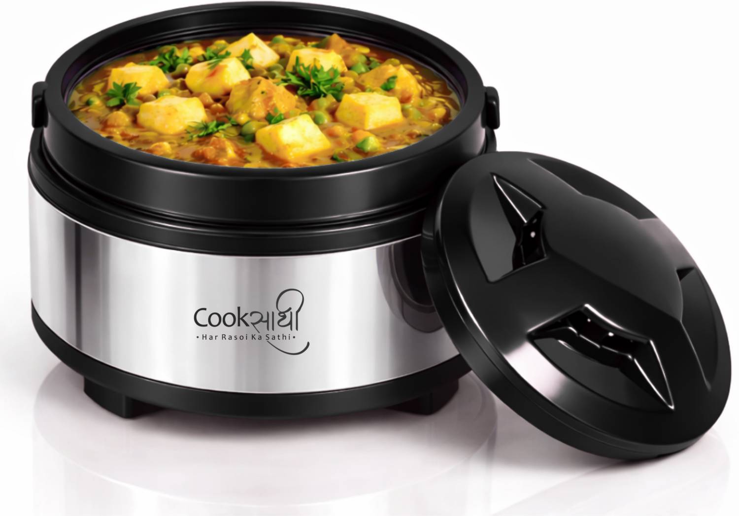 CookSathi Stainless Steel Insulated Chapati Box - Image 3