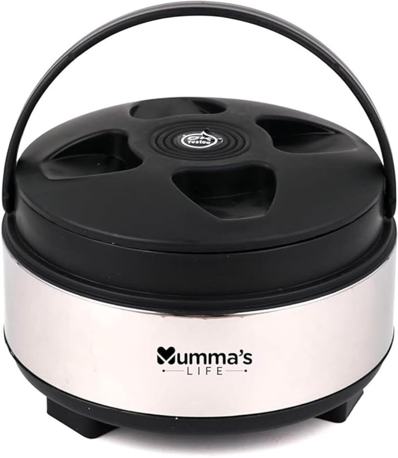 Image of Mumma's LIFE Stainless Steel Casserole for Roti | Hot Box for Kitchen | Hot Pot Thermoware Casserole