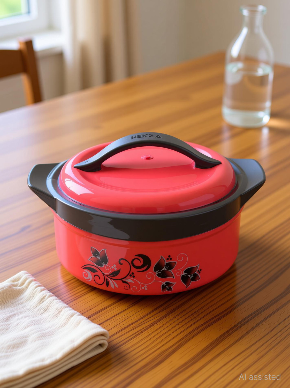 Image of Raghunandan Insulated Inner Steel Casserole | BPA Free | Food Grade | Hot Box For Roti Thermoware Casserole