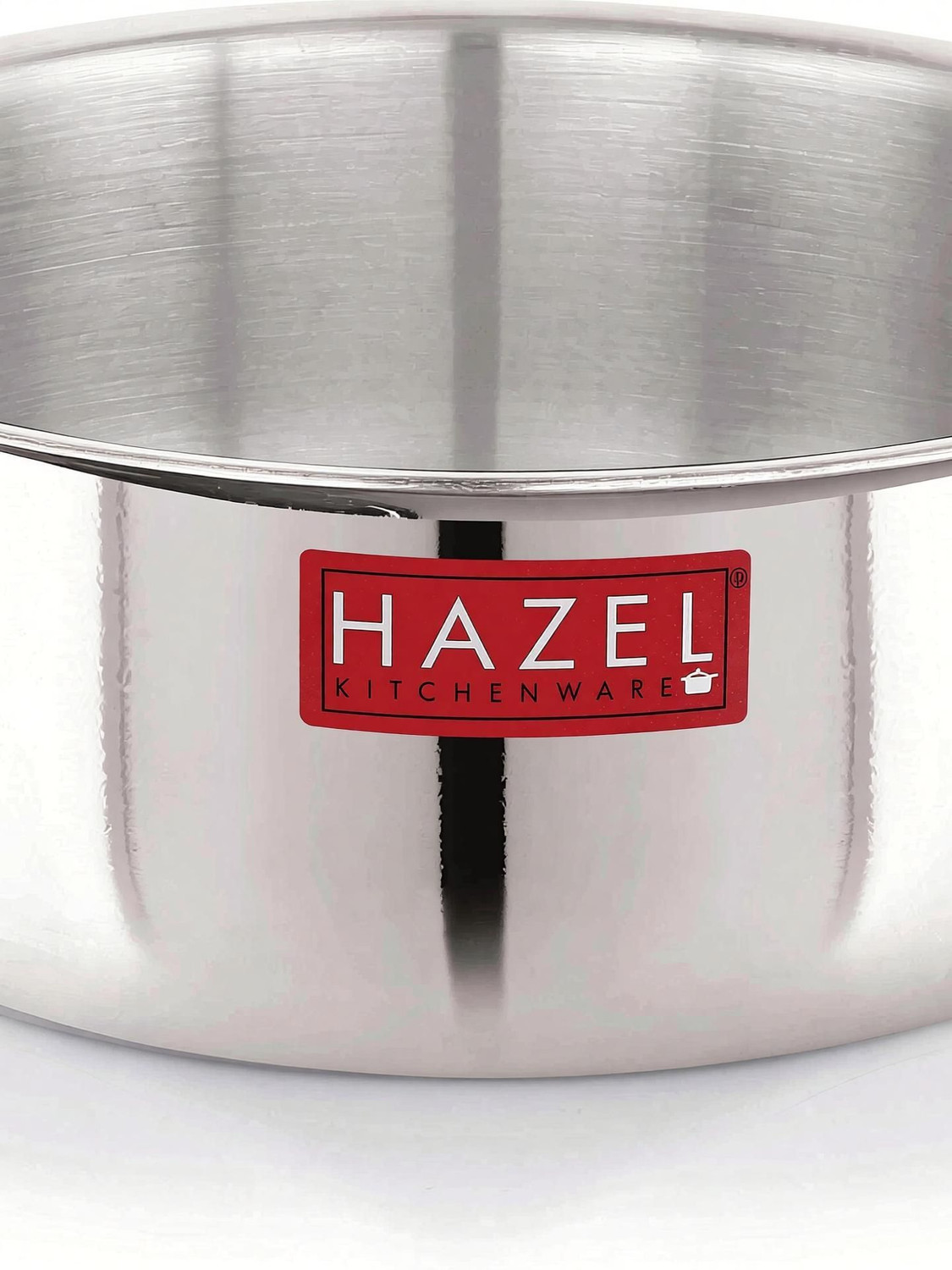 Image of HAZEL Triply Stainless Steel Induction Bottom Tope with Handle,28.3 cm Cook and Serve Casserole