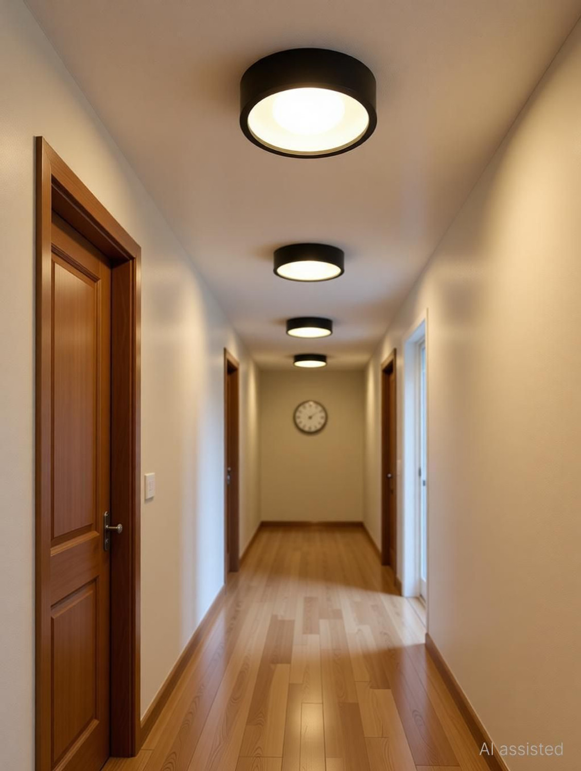 Image of MURPHY 3W Elite Glow Waterproof Round Led Surface Cabinet (Pack Of 8, Warm White) Surface Ceiling Light Ceiling Lamp