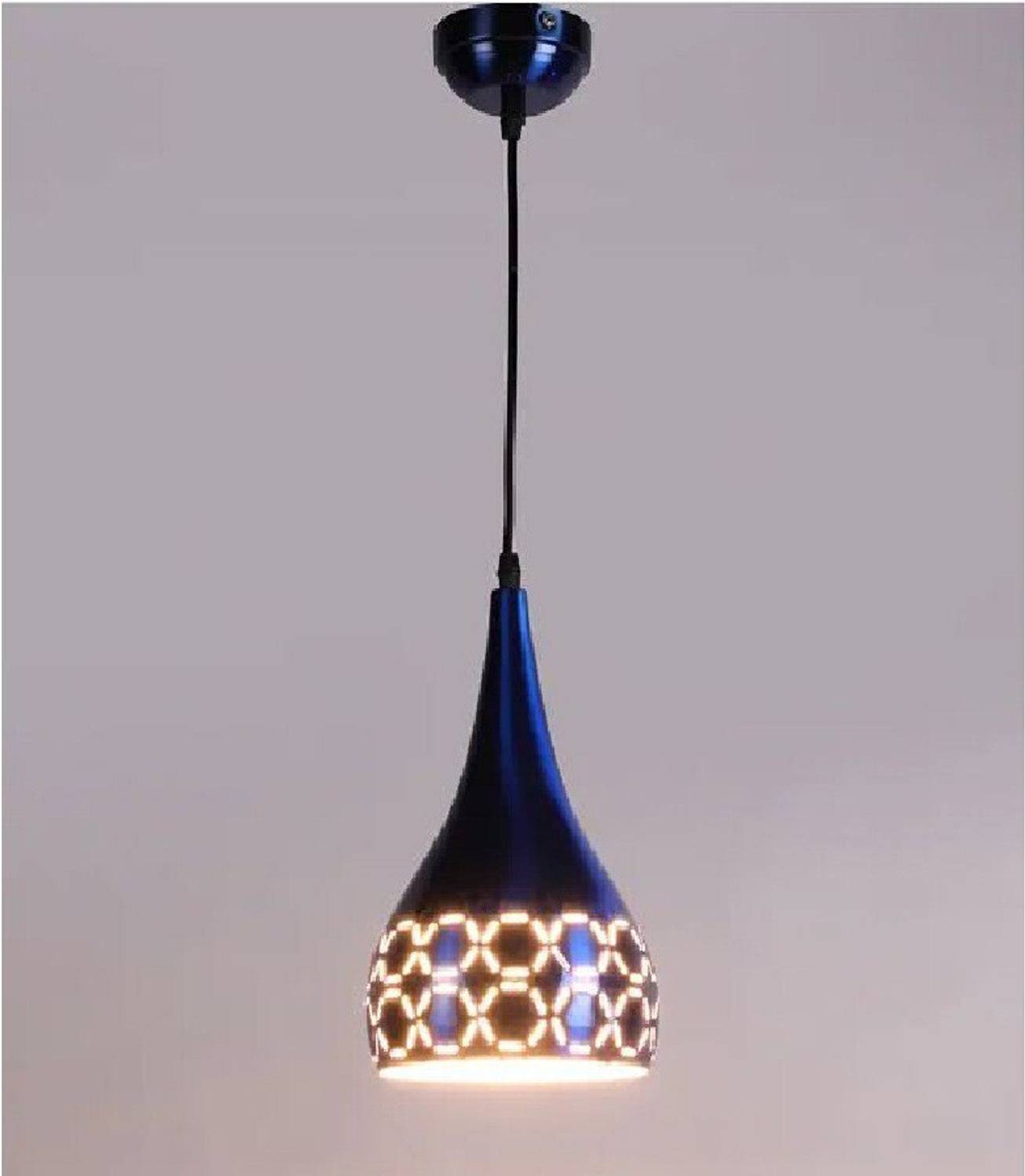 Areezo Balloon Blue Designer Cutting Vintage Aluminium Hanging Pendant Ceiling Light Traditional Home,Dining Room, Bedroom, Living Room,Office Decor (Bulb Not Included) Pendant Lamp Ceiling Lamp