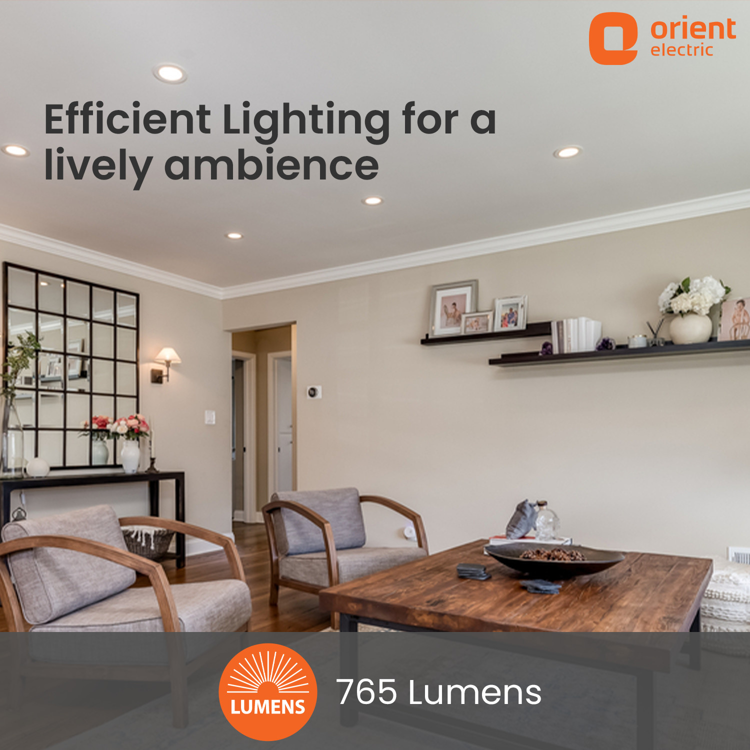 Image of Orient Electric Eternal Moonlite 9W Downlighter - Cool White, Pack of 30 Downlighter Ceiling Light Ceiling Lamp
