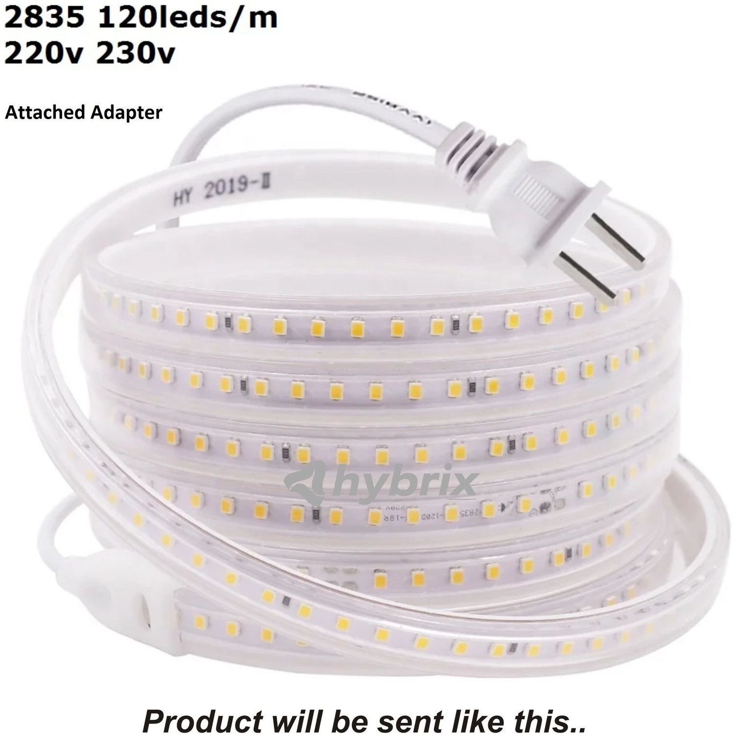Image of Hybrix LED Ceiling Cove Light (6 Mtr.) Dual LED (120 LED /Mtr), With Adapter, Cool White Recessed Ceiling Light Ceiling Lamp