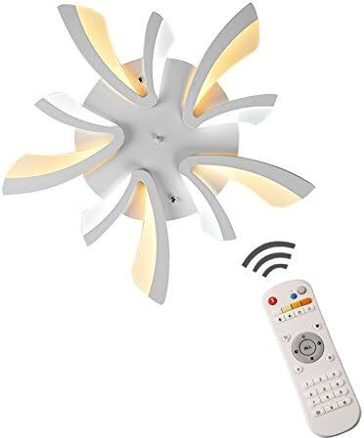 Image of Shri Mahal Antiques Dimmable, Living Room Lamp with Remote Control Ceiling Light Ceiling Lamp